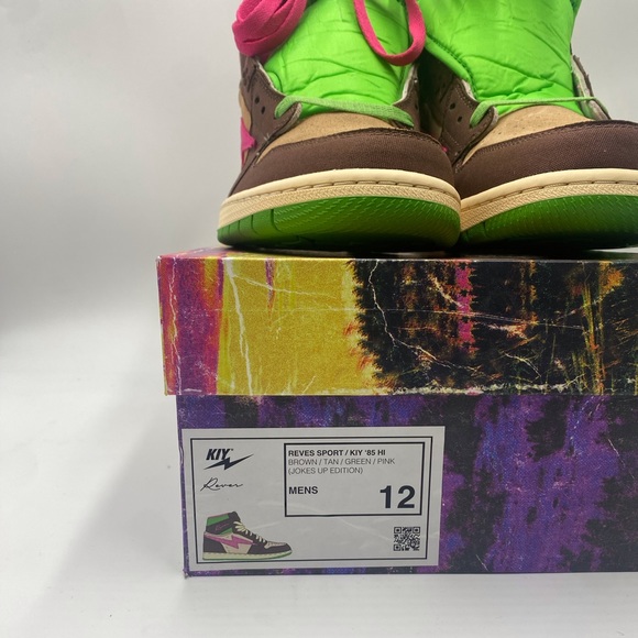 Air Kiy X Revés ‘85 Hi “Jokes Up” Edition Sneakers - Size 12 - Picture 6 of 9